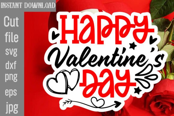 Download Happy Valentine's Day SVG Cut File - Happy valentine Collection