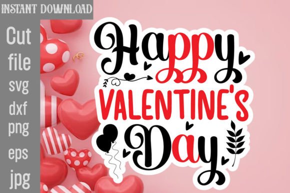 Download Happy Valentine's Day SVG Cut File - Happy valentine Collection